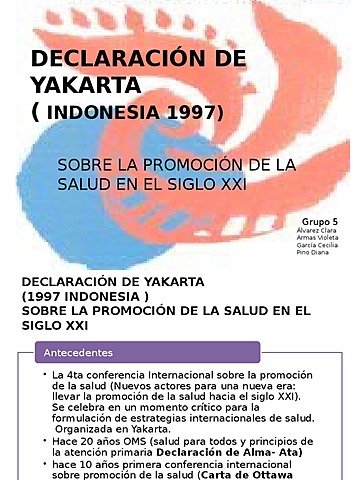Yacarta, 1997