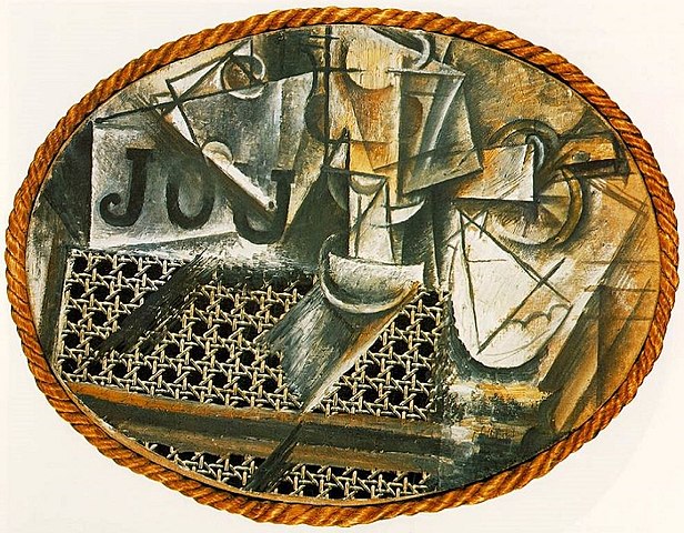 Pablo Picasso "Still Life with Chair-Caning"