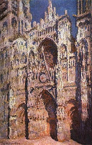 Claude Monet "Rouen Cathedral, Full Sunlight"