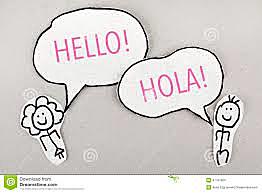 Speaking a different language at two!