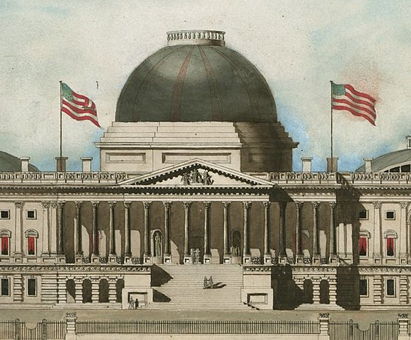 Construction of the U.S. Capitol begins