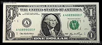 One dollar bill