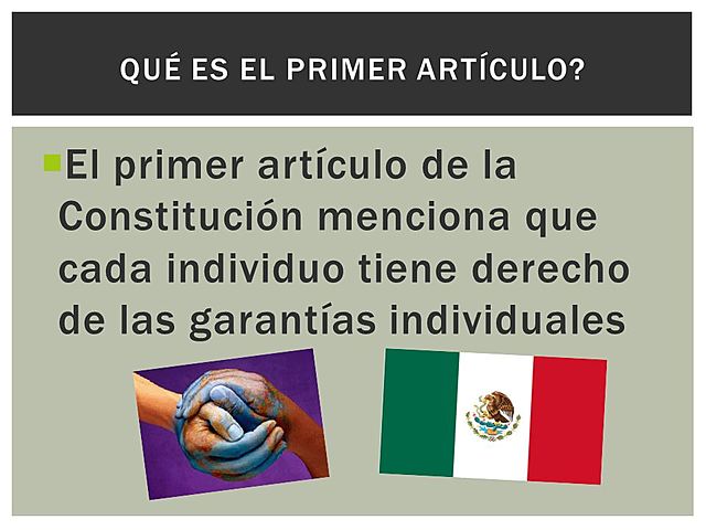 Artículo 1o.-Constitucional