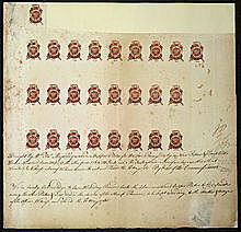 The British create the “Stamp Act”