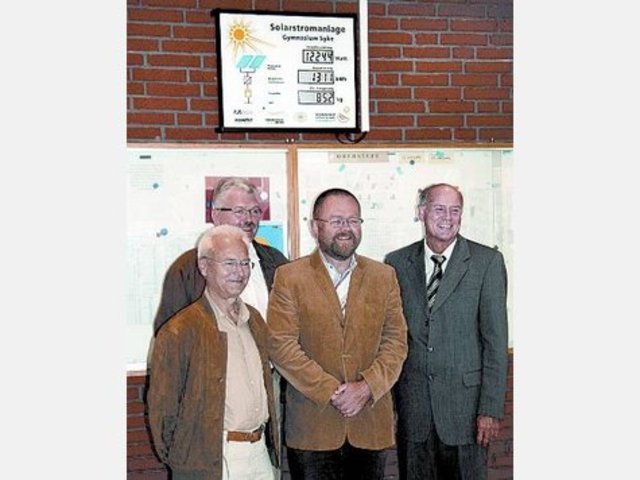 Inbetriebnahme der Photovoltaik-Anlage