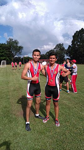 Gané mi primera medalla de atletismo