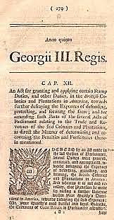 Stamp Act Signed