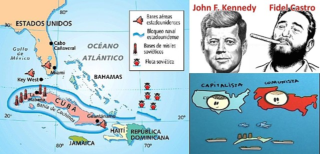 Crisis de los misiles en Cuba.