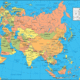 Map of asia