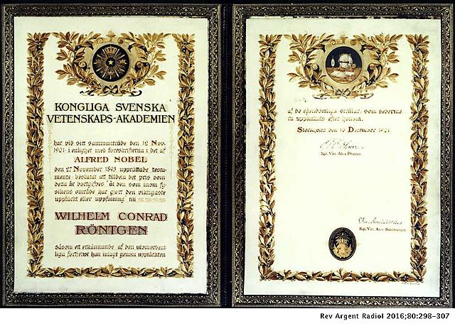 Premiación por su descubrimiento