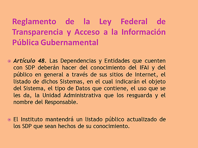 Ley Federal de Transparencia y Acceso a la Información Pública Gubernamental