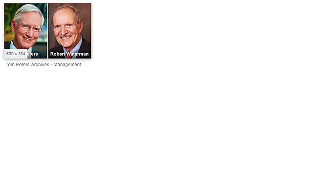 Thomas Peters y Robert Waterman (1982) Pensamiento Administrativo Moderno