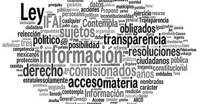 la Ley Federal de Transparencia y Acceso a la Información Pública Gubernamental