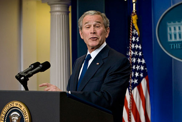 Social Status-  George W. Bush was Sworn in as President