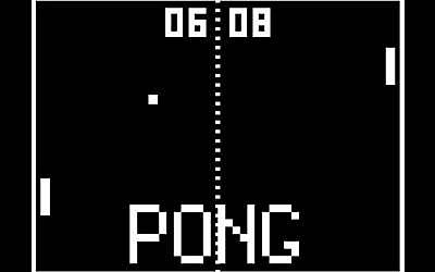 máquina recreativa Pong
