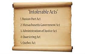 The Intolerable Acts