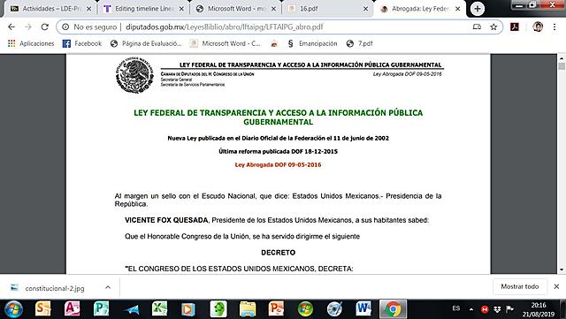 Ley Federal de Acceso a la Información Pública Gubernamental