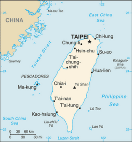 Taiwan's role in the Chinese Revolution