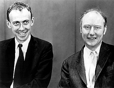 Watson(1928) y Crick(1916-2004).