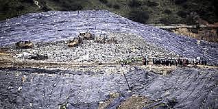 Derrumbe en el relleno Doña Juana