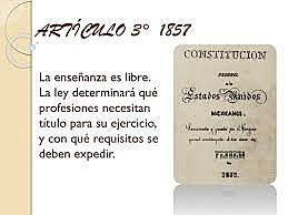 Articulo 3º constitucional