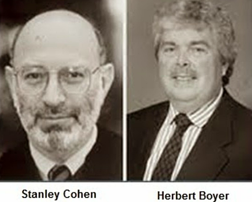 "Transferencia de RNAr" - Herbert Boyer y Stanley Norman Cohen