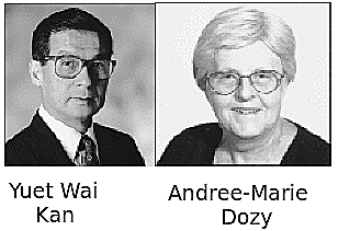 "Fragmentos de Restricción de Longitud Polimórfica" - Yuet Wai Kan y Andree-Marie Dozy