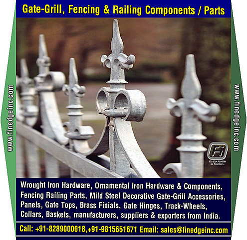 wrought iron leaves manufacturers exporters suppliers India http://www.finedgeinc.com +91-8289000018, +91-9815651671