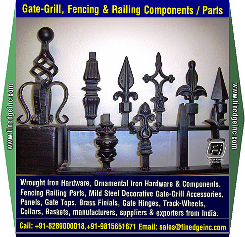 wrought iron leaves manufacturers exporters suppliers India http://www.finedgeinc.com +91-8289000018, +91-9815651671