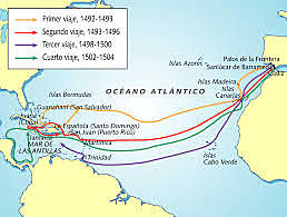 Viajes famosos de Europa  a America