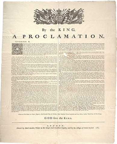 Proclamation of 1763