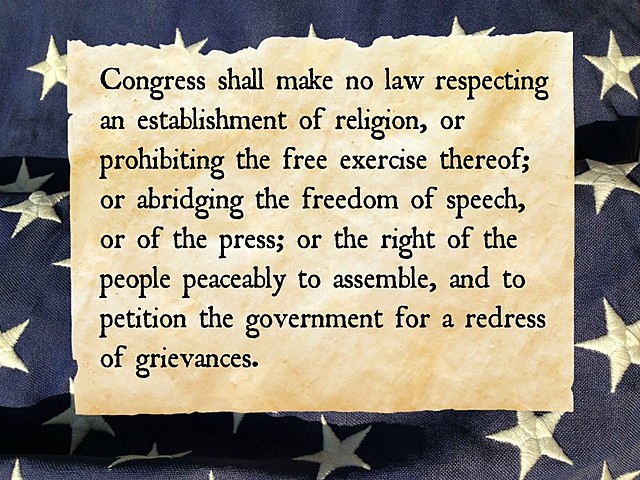First Amendment and Bill of Rights