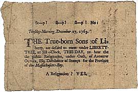 The Formation of the Sons of Liberty