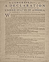 Declaration of Independence Adopted