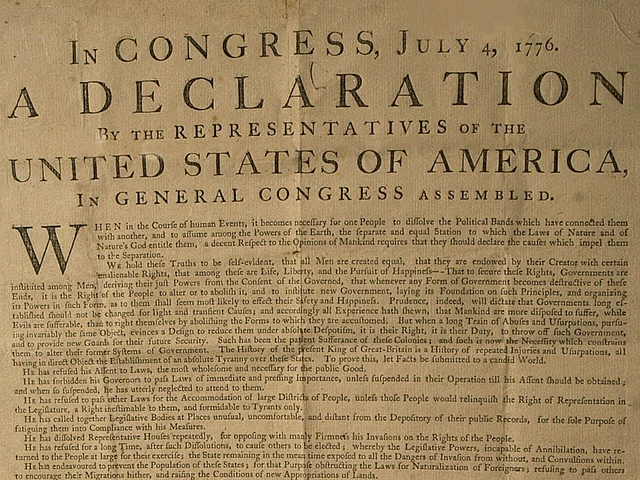 Declaration of Independence