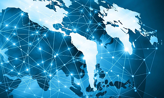 Primera conexion internacional