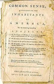Thomas Paine's "Common Sense" Published