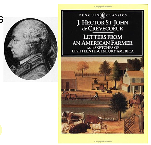 Hector St. John de Crevecoeur coming into America
