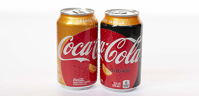 Coca cola Orange  Vanilla