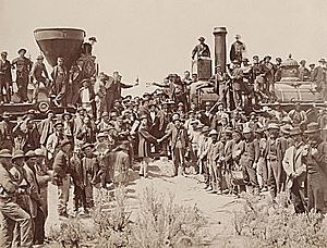 1869: Primer Ferrocarril transcontinental de estados unidos