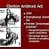 1912: Ley antitrust en estados unidos