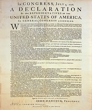 Declaration of Independence adopted