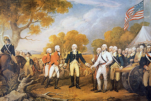 Burgoyne Surrenders at Saratoga