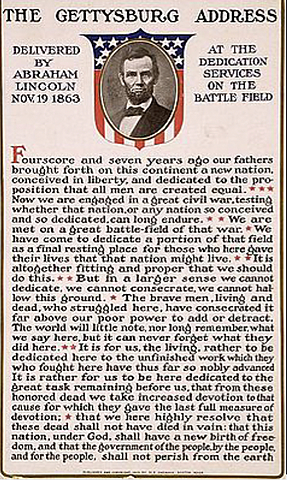 The Gettysburg Address