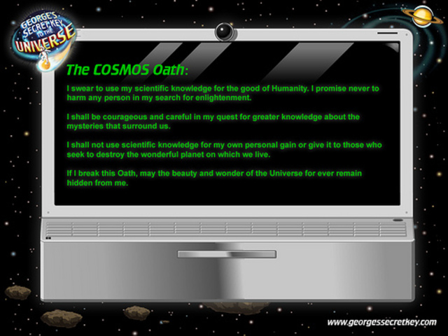 Cosmos and the Oath of a Scientist