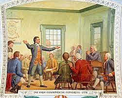 The First Continental Congress meet