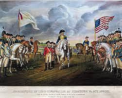 Surrendering Yorktown