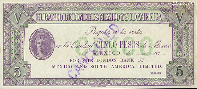 Fundación del Banco de Londres, México y Sudamérica