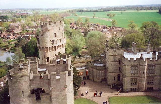 Warwick Castle erected