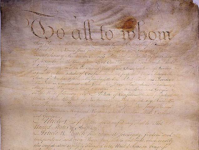 Articles of Confederation ratified